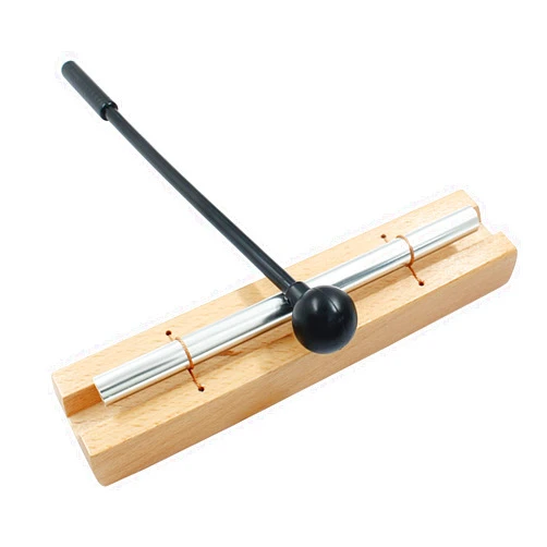Luomorgo 1 Set Meditation Chimes, Single Tone Hand Chimes Instrument Mindfulness Chime, Classroom Chime Bell for Teacher with Mallet, Mindfulness Tools for Yoga, Healing