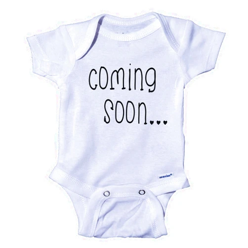 Snappy Suits COMING SOON...Pregnancy Announcement One-Piece Bodysuit Onesie