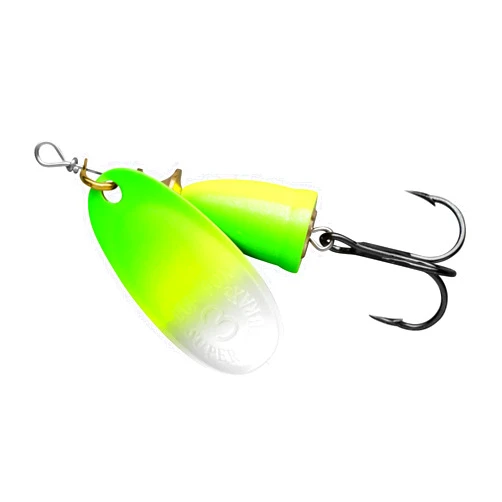 Blue Fox Classic Vibrax 03 Northern Lights 1/4 Green Chartreuse UV