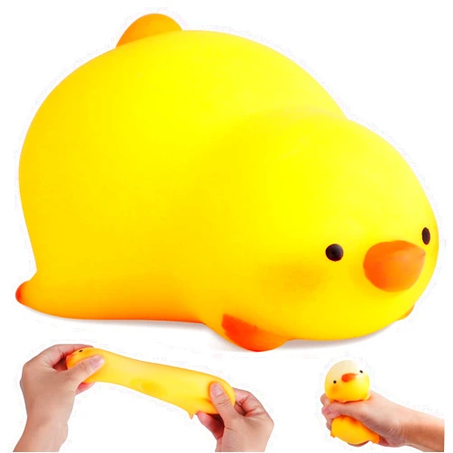 AiSiXin Duck Squishy Stress Balls for Kids and Adults, Dough Ball,Squishy Toys, Squeeze Sensory Toys, Animal Squeeze Stress Balls Squishy Fidget Toys for Anxiety Relief, Squishy Ball for Autism ADD/ADHD