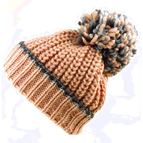 Generic GELSO Bianco Women's Pink Alpaca Winter Knit HAT