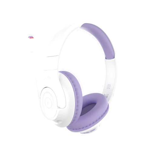 Belkin SoundForm Inspire Wireless Over-Ear Headset for Kids, Online Learning & Travel w/Built-in Microphone, 85dB Safe Volume Limit, 35H Battery - Compatible w/iPhone, iPad, Galaxy & More - Lavender