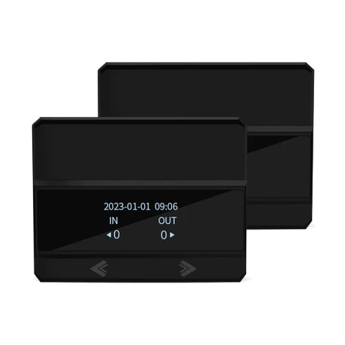 FOORIR Traffic Counter, Infrared People Counter,Bi-Directional Statistics and Display of Incoming and Outgoing Data Respectively, Battery Powered,Easy to Use Accurate Door Counter