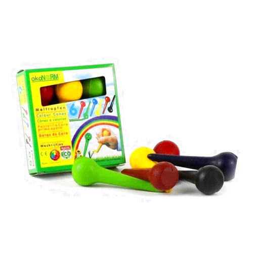 ökoNORM Box of 6 washable wax chalks