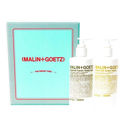 MALIN+GOETZ Malin + Goetz The Bright Side Wash + Lotion Duo – Luxury Skin Care Gift Set, Skin Care Kit for Men & Women, Stocking Stuffer for Christmas, Birthday Presents & Gift Baskets