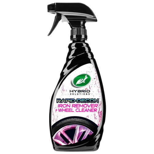 Turtle Wax 53759 Hybrid Solutions All Wheel Cleaner and Iron Remover, Rapid Removal of Surface Contaminants, Brake Dust and Rust, Safe for All Vehicle Paint, Low Odor Formula, 23 Oz. (Pack of 1)