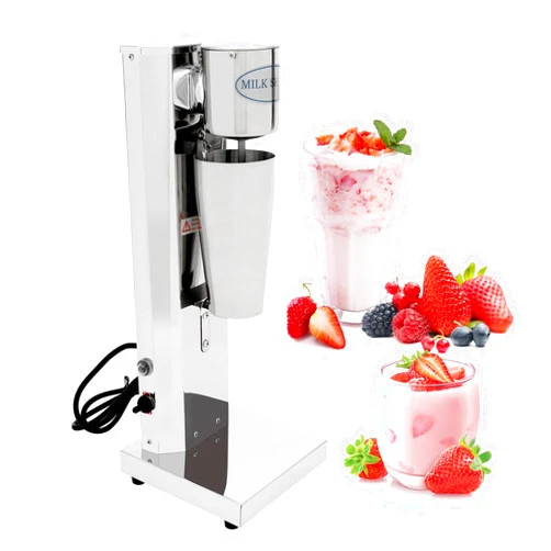 LyeXD 650ML Commercial Milkshake Maker, 180W Electric Single-Head Milk Shake Machine Stainless Steel Milk Shaking Machine with 650ml Cup, Stand Mixer 18000RMP High Speed for Drink Mixer