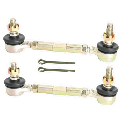 YC Yier 2pcs 10mm Tie Rod Ball Joint Steering Shaft Tie Rod Kit Sway bar, Tie Rod Ends for ATV Quad Dirt Bike Go Kart Parts Drift Trike Golf Cart Buggy 4 Wheeler Mini Bike Scooter (190mm/7.5