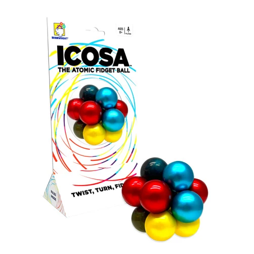 Brainwright - ICOSA - The Atomic Fidget Ball - Twist, Turn, Fidget!