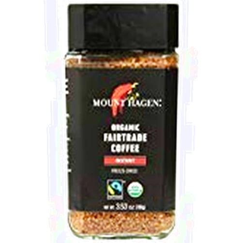 Mount Hagen Organic Dried Instant Coffee, 3.53 oz Jars- 4 Pack