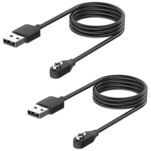 MENEEA 2 Pack 3.3FT Magnetic Charging Cable for AfterShokz Aeropex AS800 & OpenComm ASC100SG & Shokz OpenRun Pro mini Bone Conduction Wireless Bluetooth Headphones,Replacement Charger Cord for AfterShokz