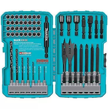 Makita T-01725 Contractor-Grade Bit Set, 70-Pc. 70 Pc. Bit Set Only