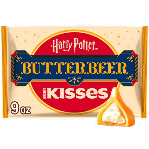 Hersheys HERSHEY'S KISSES Butterbeer Flavored, Easter Candy Bag, 9 oz