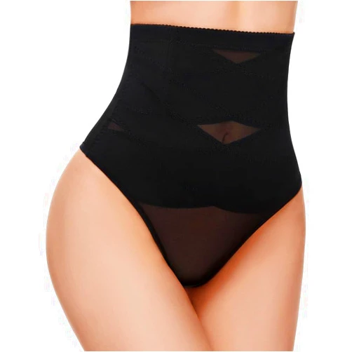 SIMIYA Thong Shapewear Tummy Control for Women High Waist Stay-Put Body Shaper Girdle Compression Stomach Shapewear Thong