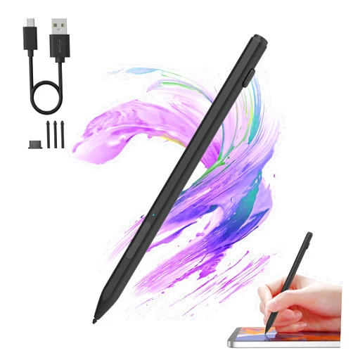 Rytaki Pro Microsoft Surface Pen - Surface Pro 11/10/9/8/7/6/5/4/3/X/Surface 3, Surface Go 4/3/2/1, Surface Laptop/Studio/Book 4/3/2/1 Stylus Pen, with Palm Rejection and Rechargeable, 4096 Pressure Sensitivity