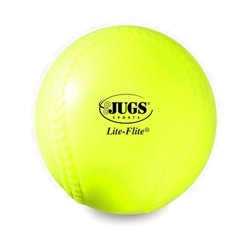 Jugs 12-inch Yellow Lite-Flite Practice Softballs (One Dozen)