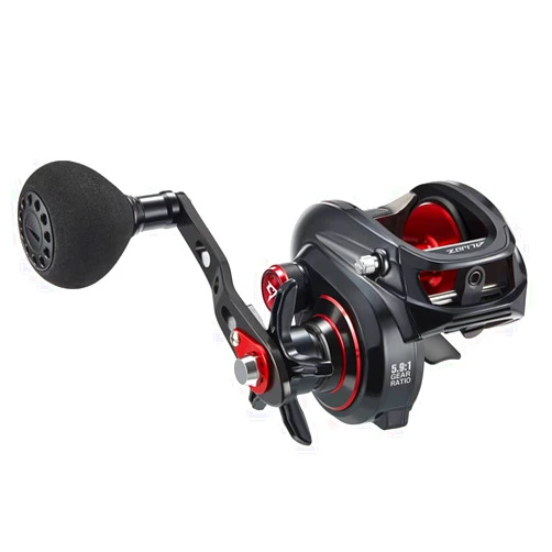 Piscifun Alijoz Baitcaster Fishing Reel, 300 Size Aluminum Frame Baitcasting Reel, 5.9:1 Gear Ration 33Lbs Max Drag, Freshwater & Saltwater Low Profile Casting Reel for Musky