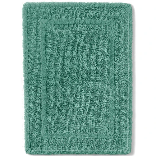 Lands' End Essential Cotton Reversible Rug Washed Evergreen Rug-Step Out
