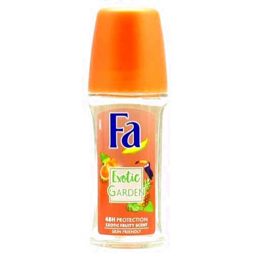 Fa Exotic Garden Roll-on 50 ml Glass Bottle (Exotic Fruity Scent)