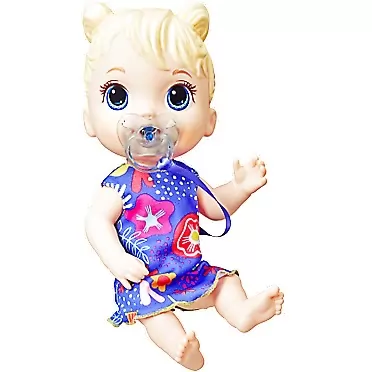 Hasbro Baby Alive Baby Lil Sounds: Interactive Baby Doll for Girls & Boys Ages 3 & Up, Makes 10 Sound Effects, Including Giggles, Cries, Baby Doll with Pacifier