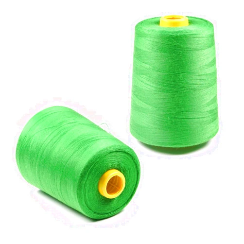 Othmro 2Pcs Polyester Sewing Thread 402 Serger Machine Thread 8000 Yards Each Spools Embroidery Thread Connecting Serger Thread for DIY Sewing Machine and Hand Repair Works Green 210