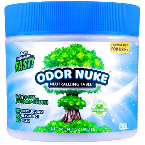 Odor Nuke Human Urine Odor Neutralizer Tablets by ODOR NUKE - Kill Urine Smell In Portable Urinals for Men, Bedside Commodes, Bedpans & Camping Toilets - 14.1oz (Original)