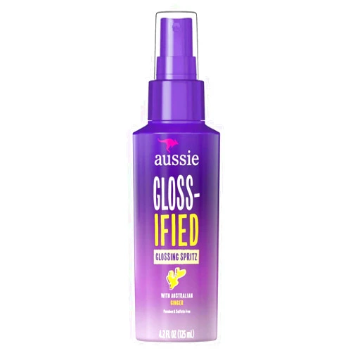 P&G-Aussie Aussie Glossified Spritz 4.2 Ounce (125ml) (Pack of 6)