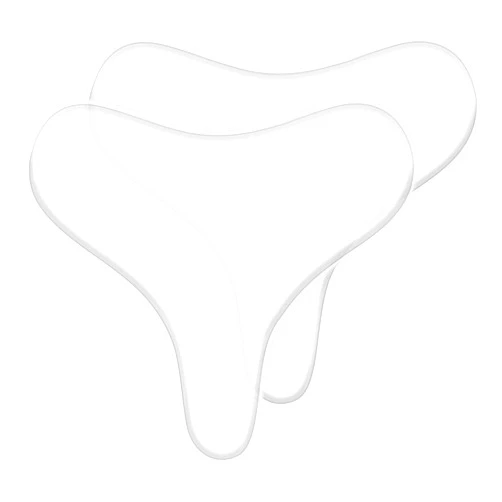 QIEIMUFHD Anti-Wrinkle Chest Pads 100% Medical Grade Care Décolleté Pads Silicone Chest Pads Smooth & Prevent Wrinkles Patches, Comfortable, Safe & Cruelty-Free Reusable