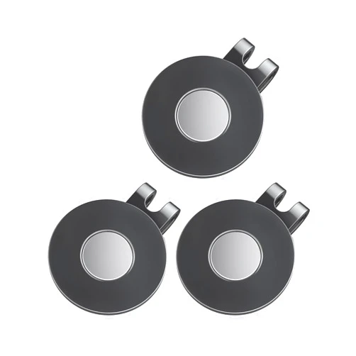 GreenHaven Golf Hat Clips Magnetic Golf Ball Marker Holders for Golf Hats Caps Pants Gloves Bags Visors Belts Nickel-Plated Alloy Clips for Metal Golf Ball Markers (Ball Marker Not Included)