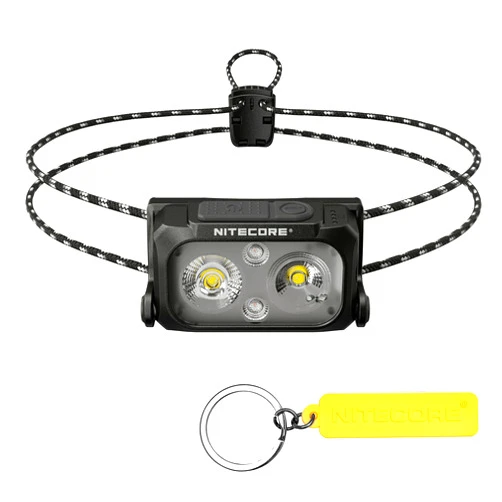Nitecore NU25 UL 400 Lumen Headlamp Ultra Light Dual Beam USB-C Rechargeable Headlight with Tag