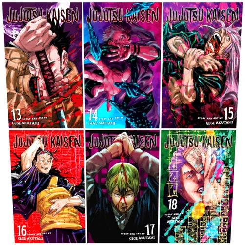 By Gege Akutami (Author) The Jujutsu Kaisen Series 6 Books Set (Vol. 13 - Vol. 18)
