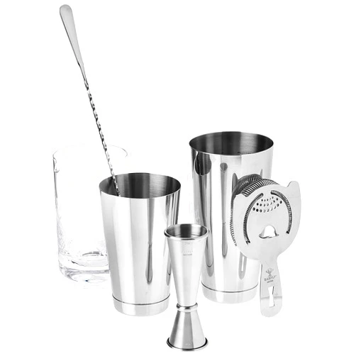 Barfly Essential Deluxe Mixing Cocktail Kit, Stainless Steel (M37131)