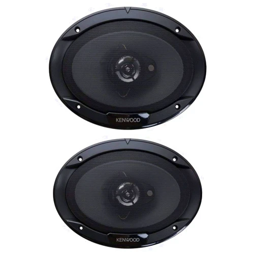 Kenwood KFC-6966S 6 x 9 Inch 400-Watt 3-Way Flush Mount Coaxial Car Speaker Easy Installation - Pair