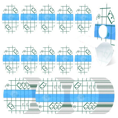 Kingdder 120 Pieces Ear Covers Waterproof Baby Shower Swimming Stickers Newborn Plugs Kids Disposable Ear Tape Protectors Showering Surfing Snorkeling and Other Water Sport(Blue)