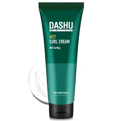 DASHU Daily Curl Cream 5.07oz - Volumizing Hair Essence with Anti-Frizz Treatment for Natural Styling
