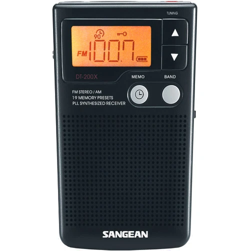 Sangean DT-200X AM/FM Synthesized Pocket Radio