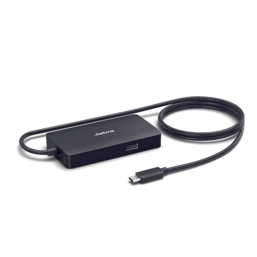 Jabra PanaCast USB Hub, 1 Meter Cable – USB-C Central Unit Connection for PanaCast and Jabra Speak Speakerphone – Quick & Easy Set Up, Compact Design