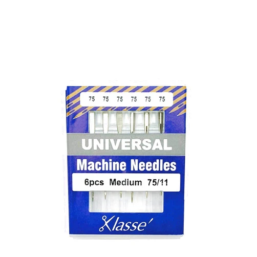 Klasse Needles Klasse Universal Needles, Size 75/11, 1 Pack, 6Pcs