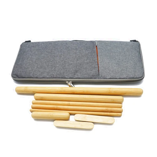 Goodtar Hot Bamboo Massage Warmer Bag w/ 8 PCS Bamboo Sticks, Portable Professional Electric Heater Bag for Stone, Digital Temperature Controller Warm Bamboo Heating Bag