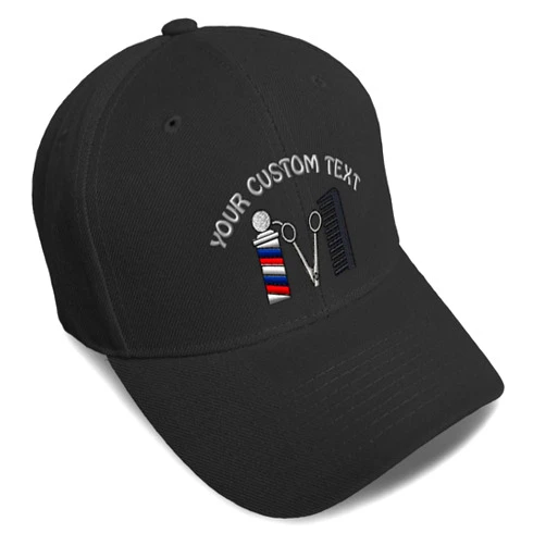 Speedy Pros Baseball Caps for Men & Women Embroidered Barber Logo Embroidery Ladies & Men Baseball Hats Acrylic