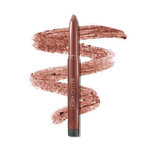 LAURA GELLER NEW YORK Kajal Longwear Kohl Eyeliner Pencil - Soft Slate Kohl - Caffeine and Vitamin E - Smooth & Blendable Liner - Built-In Sharpener