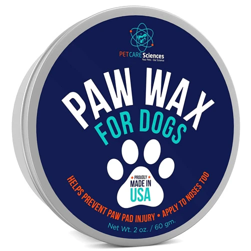 PET CARE Sciences Paw Wax - 2 Oz Tin of Dog Paw Balm for Dry Paws - Paw Soother for Dogs - Paw Pad Moisturizer - Dog Paw Cream - Cat Paw Balm or Snout Soother for Dogs