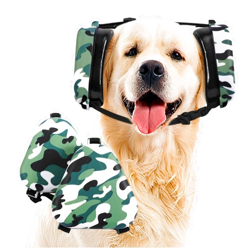 Uaidie Dog Ear Muffs Noise Protection,uaidie Noise Cancelling Headphones for Dogs, Ear Covers for Hearing Protection and Anxiety - Camouflage