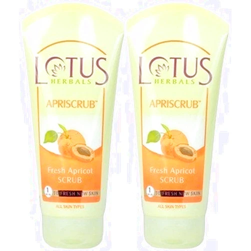 Lotus Herbals Fresh Apricot Scrub (Pack Of 2)