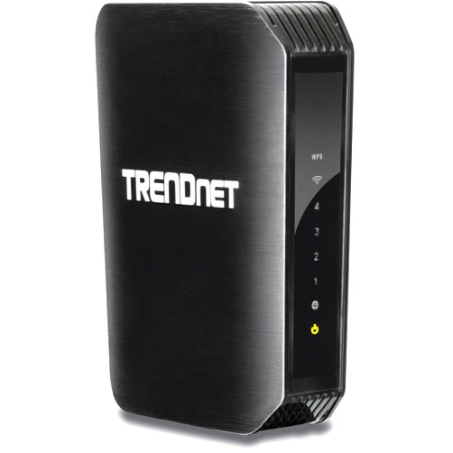 TRENDnet N300 Wireless Gigabit Router, 2 x 1.5 dBi Antennas, Pre-Encryped, One Touch Connection, WAN Port, LAN Ports,IPv6, TEW-733GR
