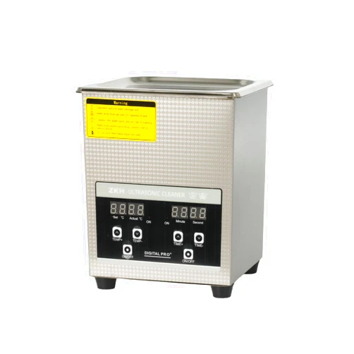 ZKH Commercial Ultrasonic Jewelry Cleaner 2L, 40kHz High Frequency Sonic Cleaner with Digital Timer&Heater, Ultrasonic Machine for Jewelry, Eyeglasses, Watch Straps, Ring, Dentures, Industrial Parts