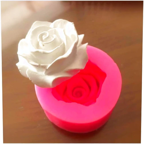 Fogilas 8 PCS Rose Flowers Silicone Molds Cake Chocolate Mold Wedding Cake Decorating Tools Fondant Sugarcraft Cake Molds