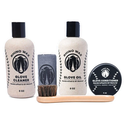 Rhino Wax Baseball Maintenance Kit Plus Baseball Glove Cleaner