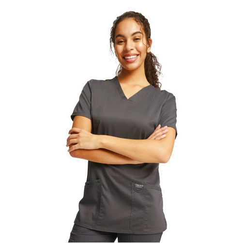 Cherokee V-Neck Scrubs for Women Workwear Revolution, Soft Stretch, Easy Care WW620