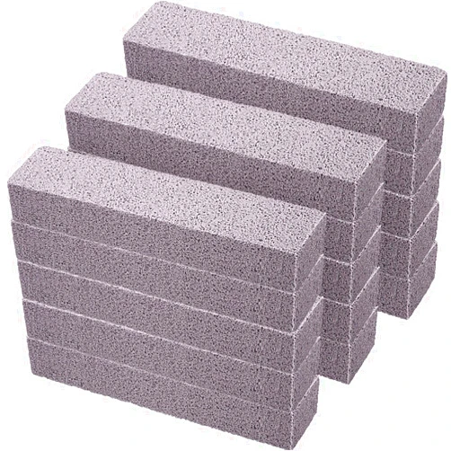 Norme 20 Pieces Pumice Stones for Cleaning - Pumice Scouring Pad, Stick Cleaner for Removing Toilet Bowl Ring, Bath, Household, Kitchen, Pool, 5.9 x 1.4 x 0.9 Inch(Gray)